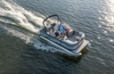 2024 Angler Qwest XRE LT 20' Pontoon Silver/Bright Blue