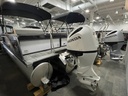 2024 Qwest M-Class 22' Tritoon 200hp Yamaha Black/White