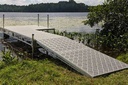 4x8 Dock Ramp Grey Decking