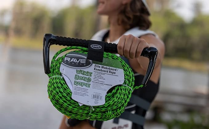 RAVE SPORTS ELITE 3-SECTION 75' WAKEBOARD ROPE 