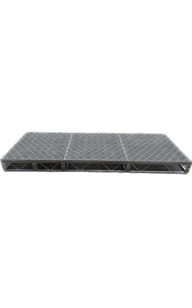 4x16 Wheel End Dock Gray Decking