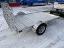 JB LUND 6' 6" X 10' ALUMINUM DECK W/RAMP UTILITY TRAILER