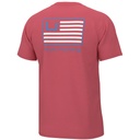 Huk: Huk And Bars Tee - Sunwashed Red