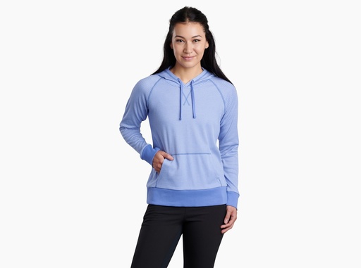 Stria Pullover Hoodie BLUE IRIS
