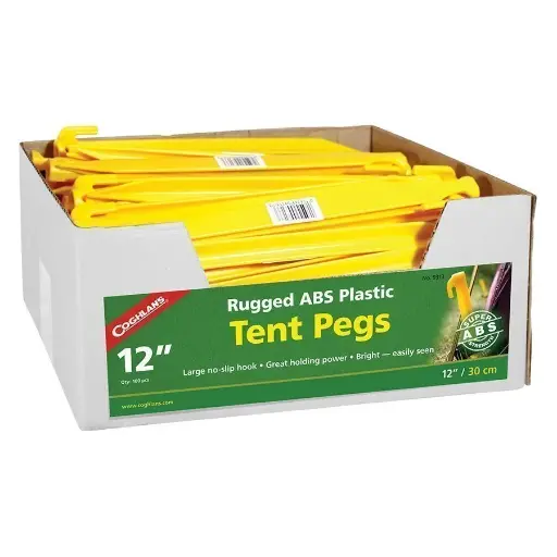 12IN ABS TENT PEGS