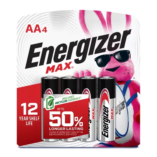 Energizer Type AA Batteries 4pk