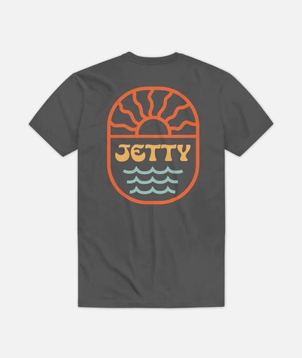 Jetty: Youth Seascape Tee - Iron